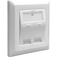 DeLOCK – Keystone Wall Outlet 2 Port (86202)