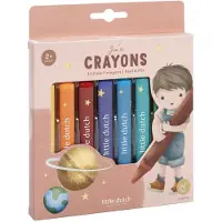 Little Dutch Wax Crayons Jim - 8 pcs.