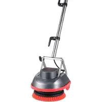 Vevor lattianpesukone ammattikäyttöön, tehokas lattianpuhdistin ja kiillotuskone kahdella pyörällä, ammattimainen sähköinen mattokiillotuslaite, maks. 1900 rpm, 43 jalan johto, 3 laikkaa ja 3 harjaa -