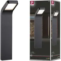 Paulmann Led pylväsvalaisin Kulma, Musta, Alumiini