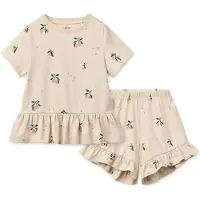 Liewood Ilford Pyjama 2-osainen, Peach Mini/Sea Shell, 110-116