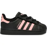 Adidas Originals Tennarit 'Superstar II' roosa / musta