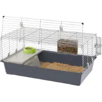 Ferplast Rabbit 100 pieneläinhäkki harmaa: P 95 x L 57 x K 46 cm