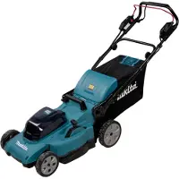 Makita Akkukäyttöinen ruohonleikkuri itsevetävä DLM481CT2; 2x18 V; 2x5,0 Ah akku