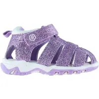 Color Kids Baby Sandals W. Velcro Strap - Purple - 22