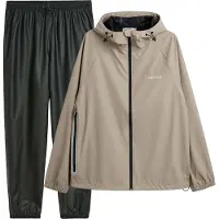 Tretorn Unisex Packable Rainbreaker Set Mule L