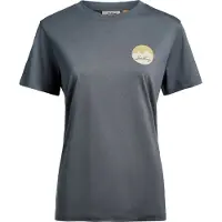 Lundhags Järpen Printed T-Shirt W Dk Sky Blue - L