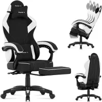 Huzaro Pelituoli Force 3.7 white carbon, valkoinen, hengittävä kangas