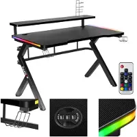 Huzaro Hero 5.0 Rgb Pelipöytä