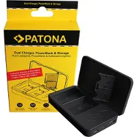 PATONA Canon LP-E6 / LP-E6NH / LP-E6P Dual Laturi + Akkupankki