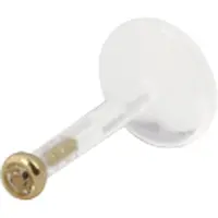 Wildcat Bioplast / Gold Jewelled Push-fit Micro - 1,2 mm, 10,0 mm