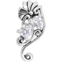 Wildcat Flower - 1,2 mm, 6,0 mm, Kristallklar