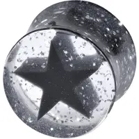 Wildcat Encased Glitter Star - 20,0 mm