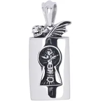 Wildcat Keyhole Pendant without Chain