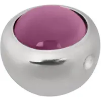 Wildcat Smooth Jewelled - Lila, 6,0 mm
