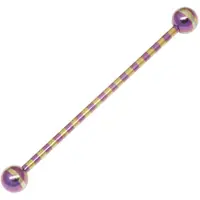 Wildcat Venetian Striped Pink &amp; Yellow - 1,6 mm, 45,0 mm, 6,0 mm