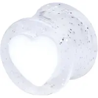 Wildcat Encased Glitter Heart - 18,0 mm