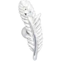 Wildcat Jewelled Feather - 1,2 mm, 6,0 mm, Bela