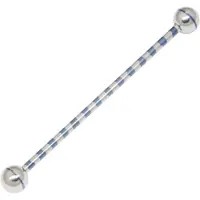 Wildcat Venetian Striped High Polish &amp; Blue - 1,6 mm, 50,0 mm, 6,0 mm