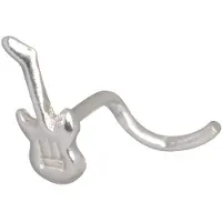 Wildcat Silver Guitar Nosestud