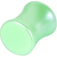 Wildcat Double Flared Shiny Pastel - 6,0 mm, Zelena
