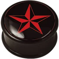 Wildcat Icon Nautical Star on Black<!--63fde6ebd60f2--> - 14,0 mm
