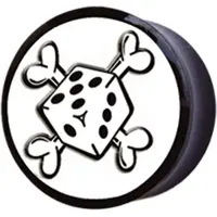 Wildcat Dice and Crossbones - 8,0 mm