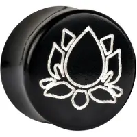 Wildcat Lotus on Horn Deluxe Plugs - 14,0 mm, Platinasta