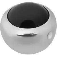 Wildcat Smooth Jewelled - Črna, 8,0 mm