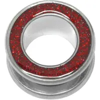 Wildcat Glitter Tunnel - 14,0 mm, Rdeća