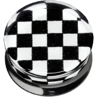 Wildcat Silhouette Black and White Check - 14,0 mm