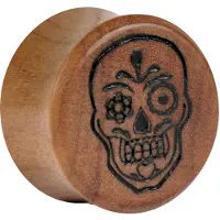 Wildcat Mexican Skull on Olive<!--63f8c26238c4e--> - 20,0 mm