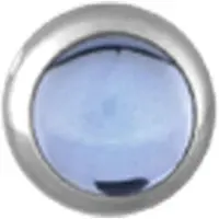 Wildcat Smooth Jewelled - Bleu clair, 8,0 mm