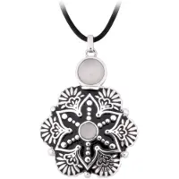 Wildcat Tearbottle Mandala Flower Kette