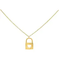 Wildcat Little Lock Necklace - kaulakoru - Kultainen metalli