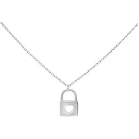 Wildcat Little Lock Necklace - kaulakoru - Hopeinen metalli