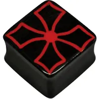 Wildcat Red Diamonds Square - 14,0 mm