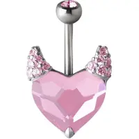 Wildcat Crystal Evolution Devil Heart - 1,6 mm, 8,0 mm, Rosa