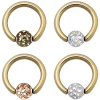 Wildcat Sealed Multi Jewelled Clip in Ring