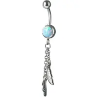 Wildcat Feather Synthetic Opal Bananabell - 8,0 mm