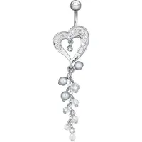 Wildcat Crystal Evolution Adorned Heart - 10,0 mm, Bela