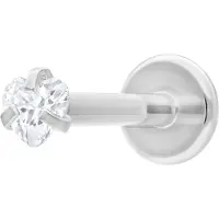 Wildcat Heart Stone Labret - sisäkierteinen labret-koru - 1,2 mm, 10,0 mm
