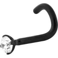 Wildcat Great Setting Crystal Nosestud<!--63fca95218216--> - 0,8 mm, Valkoinen