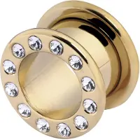 Wildcat Jewelled Tunnel - 10,0 mm, Bela