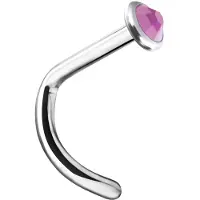 Wildcat Internally Jewelled Nostril Stud