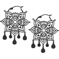 Wildcat Mandala Hoops <!--63fd886430d7c-->