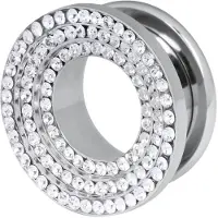 Wildcat Triple Jewelled Tunnel - 18,0 mm, Bela