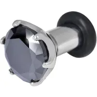 Wildcat Crown Jewel - 12,0 mm, Schwarz