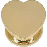 Wildcat Gold Heart Screw Front Plug - 12,0 mm