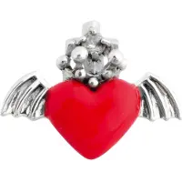 Wildcat Winged Red Heart Anhänger